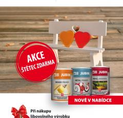 JUBIN a štětec zdarma
